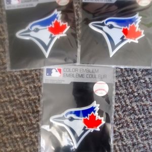 MLB Toronto Blue Jays $20 for all 3 Embossed Aluminum Emblem. All 3 for $20